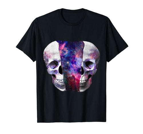 Skull Cosmic Universe Inside Outer T-Shirt - Aesthetic Graphic Men Women - T-Shirt, Sweatshirt, Hoodie