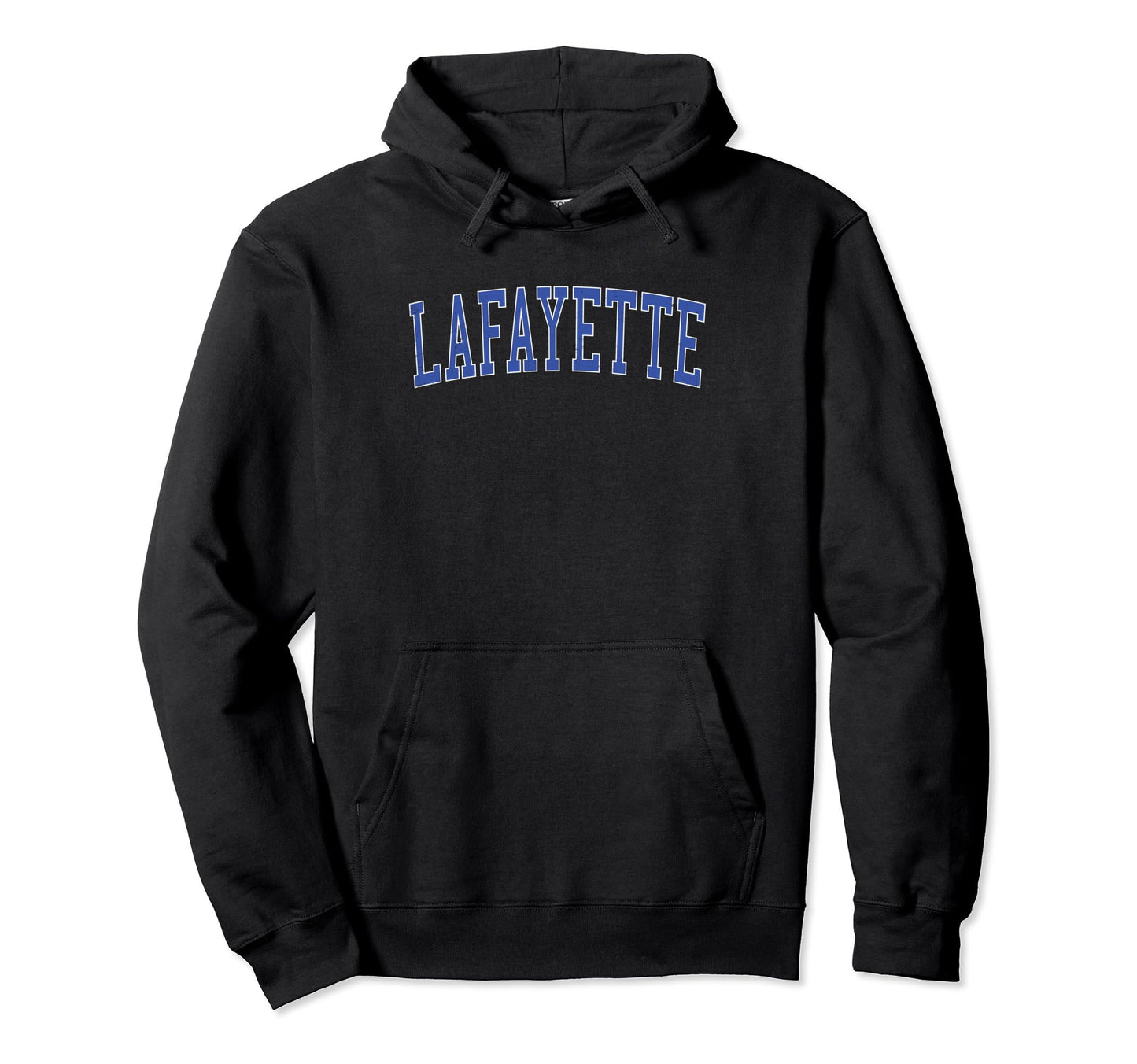 Lafayette La Distressed Blue Varsity Hoodie - Novelty Apparel Unisex - T-Shirt, Sweatshirt, Hoodie