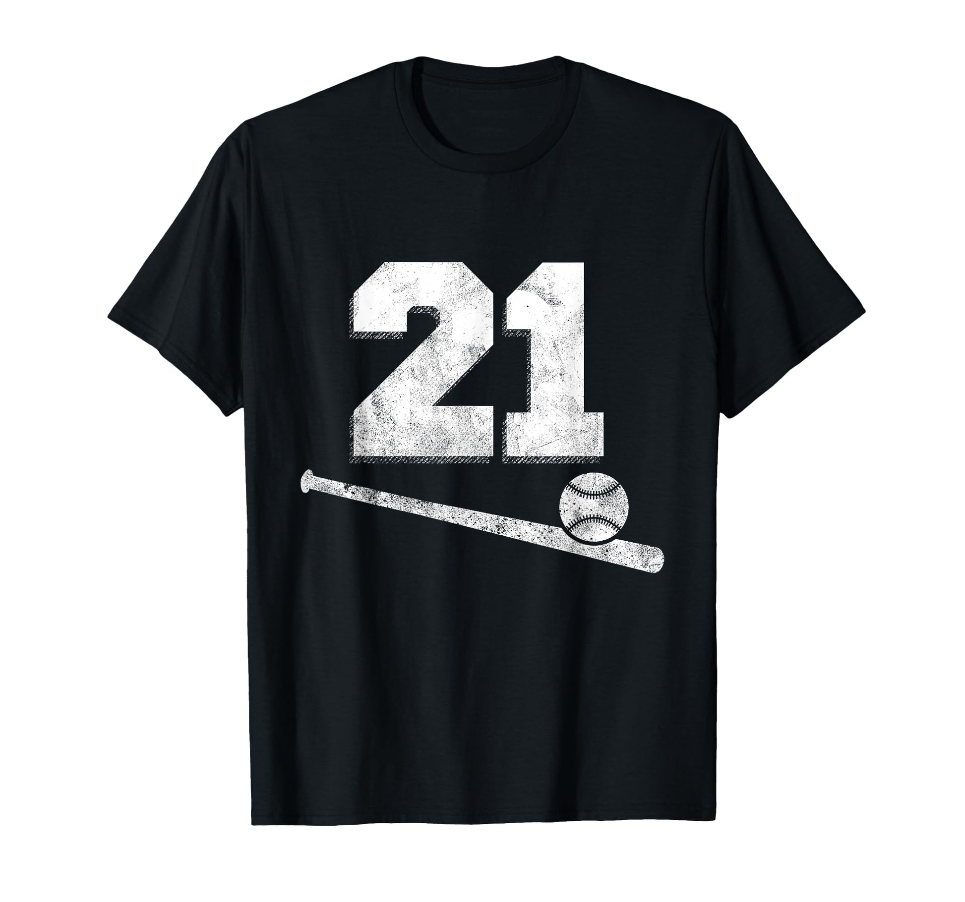 Baseball Jersey Number 21 Player T-Shirt - Novelty Apparel for Adults - T-Shirt, Sweatshirt, Hoodie