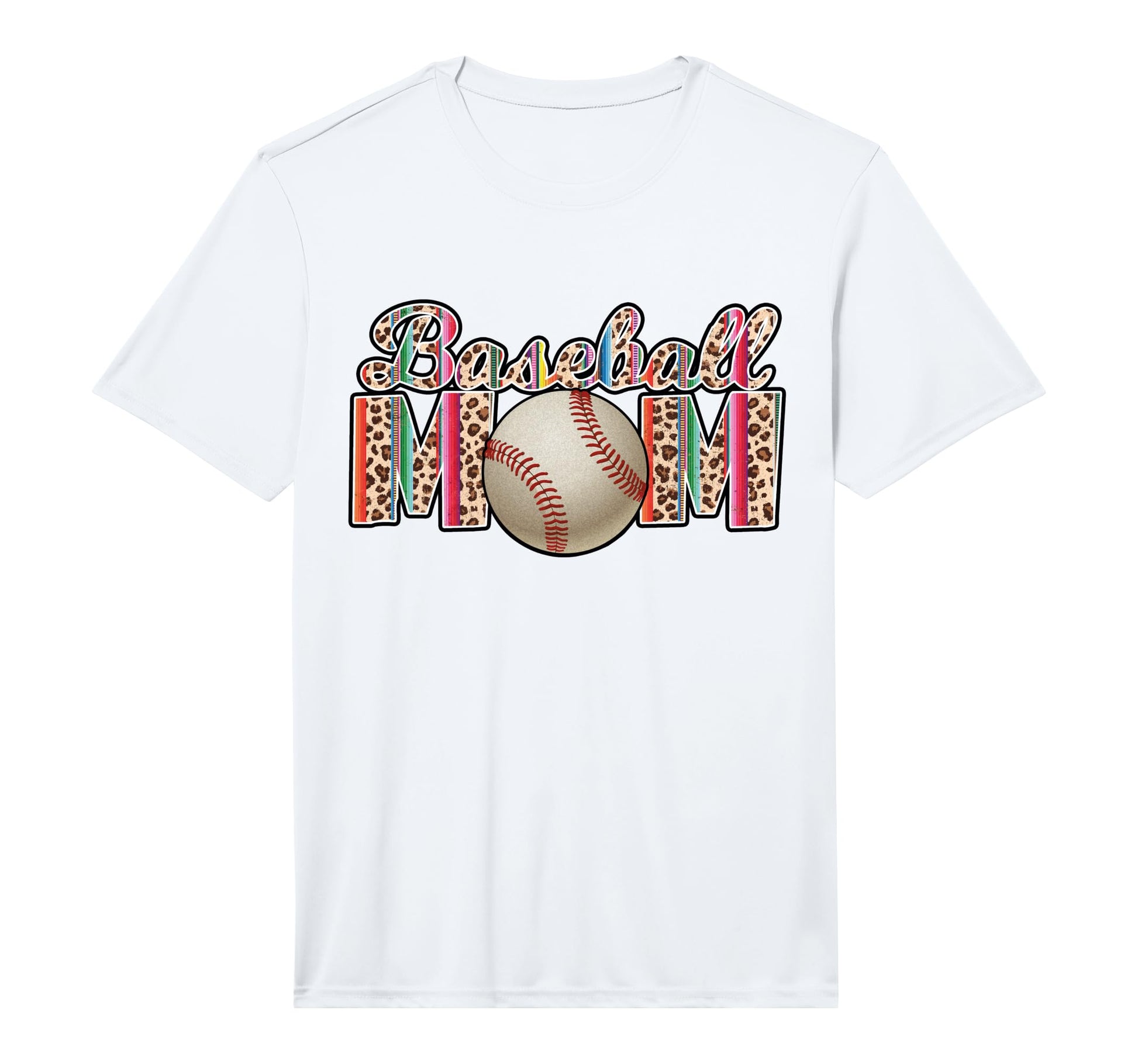 Baseball Mom Leopard Tie Dye Baseball T-Shirt - Streetwear Style Men Women - T-Shirt, Sweatshirt, Hoodie