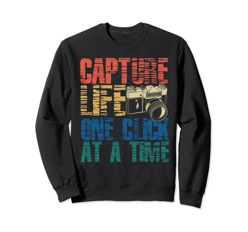 Photo Camera Photographer Flash Sweatshirt - Novelty Apparel for Adults - T-Shirt, Sweatshirt, Hoodie