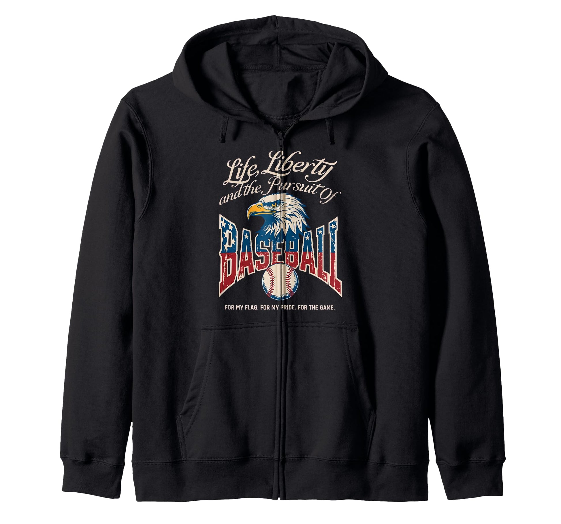 Life Liberty And Pursuit Baseball Sweatshirt - Unique Graphic for Adults - T-Shirt, Sweatshirt, Hoodie