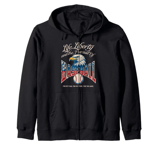 Life Liberty And Pursuit Baseball Sweatshirt - Unique Graphic for Adults - T-Shirt, Sweatshirt, Hoodie