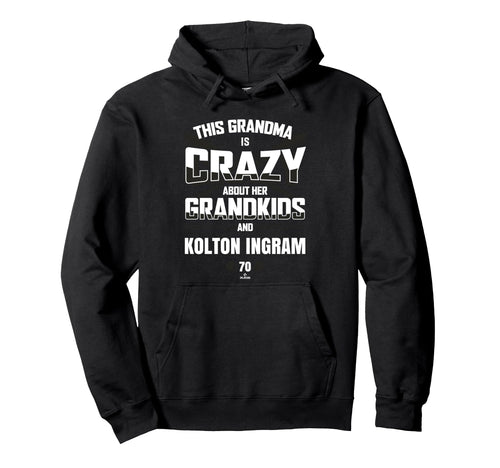 Grandma Crazy Kolton Ingram San Francisco Hoodie - Minimalist Print Unisex - T-Shirt, Sweatshirt, Hoodie