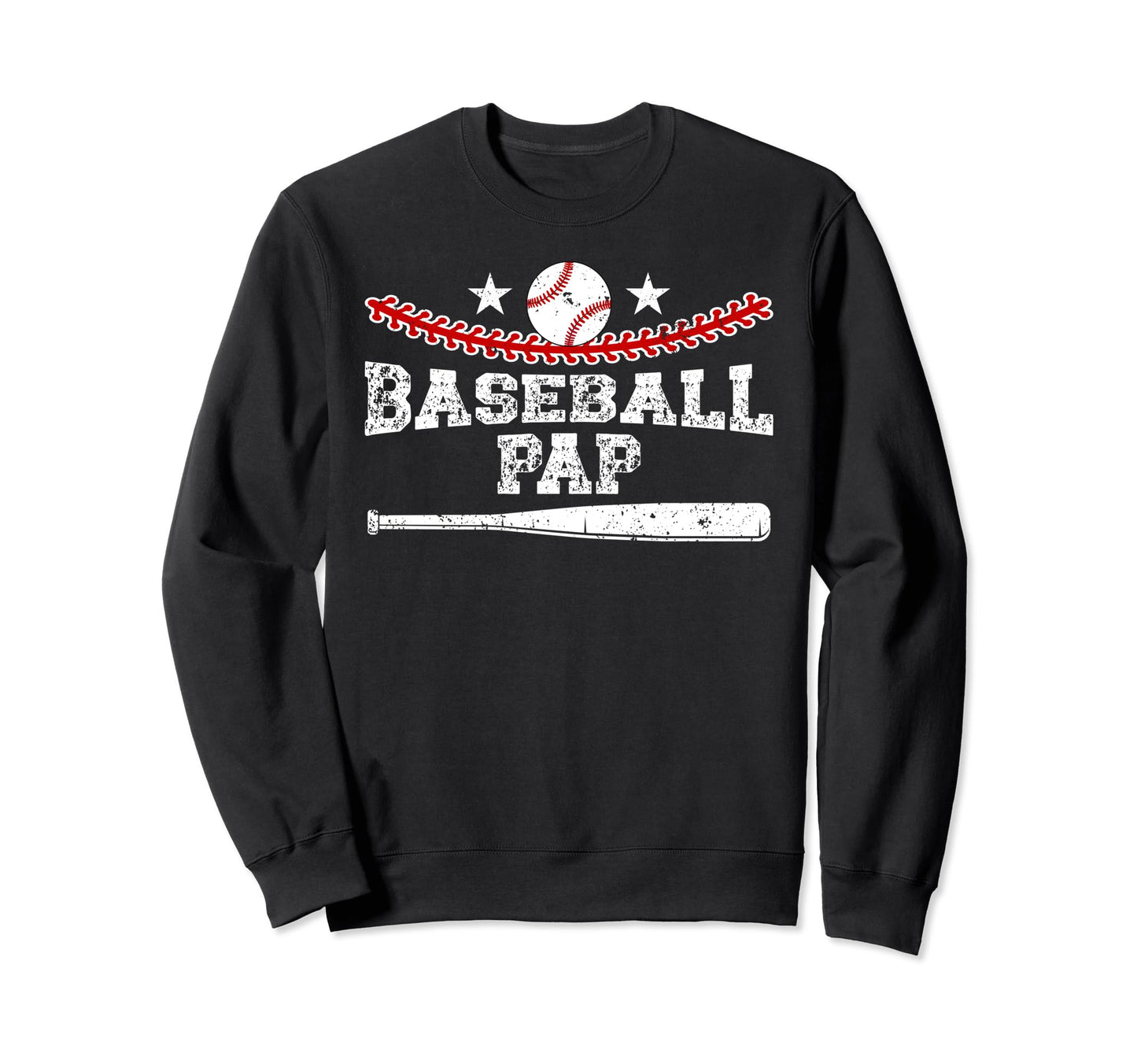 Baseball Pap Best Grandpa Pap Sweatshirt - Fun Novelty Design for Adults - T-Shirt, Sweatshirt, Hoodie