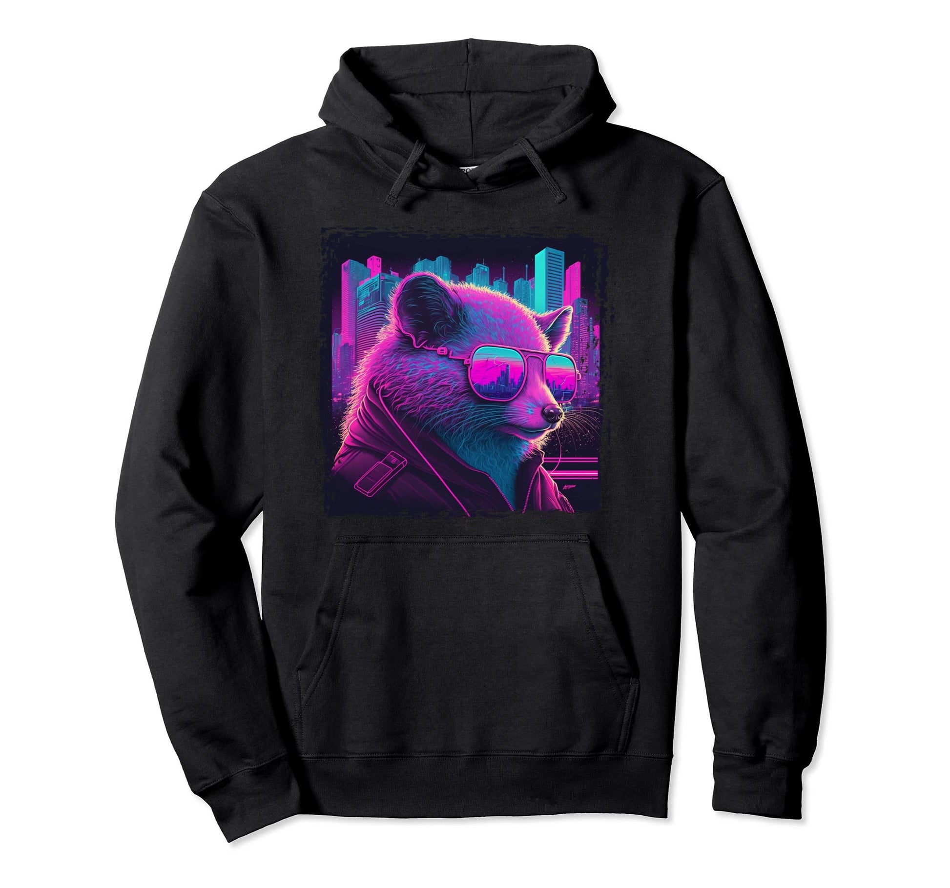 Japanese Aesthetic Synthwave Hoodie - Casual Everyday Wear for Adults - T-Shirt, Sweatshirt, Hoodie