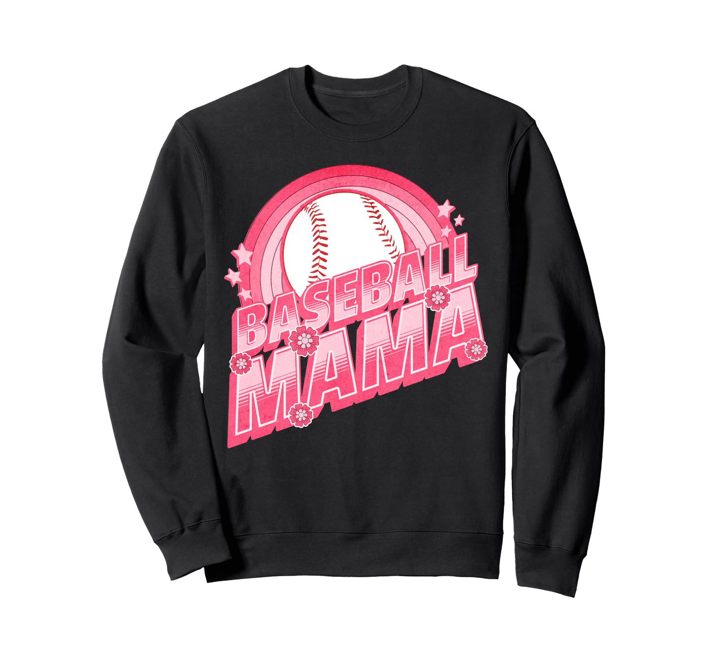 Baseball Mom Club Sports Team Sweatshirt - Fun Novelty Design for Adults - T-Shirt, Sweatshirt, Hoodie