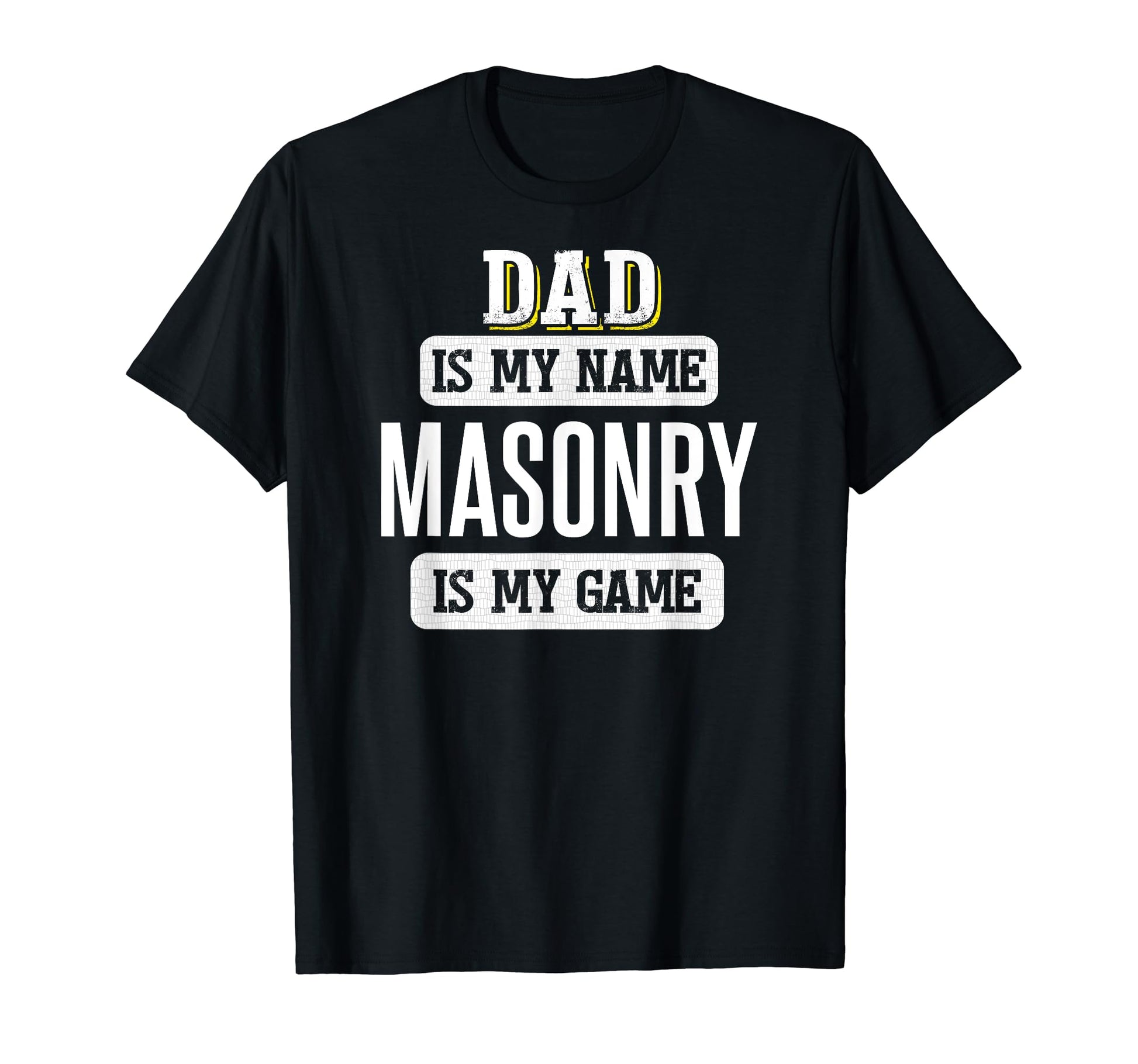 Funny Masonry Gift Dad Fathers Day T-Shirt - Minimalist Print Men Women - T-Shirt, Sweatshirt, Hoodie