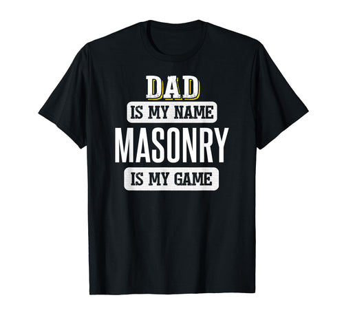 Funny Masonry Gift Dad Fathers Day T-Shirt - Minimalist Print Men Women - T-Shirt, Sweatshirt, Hoodie