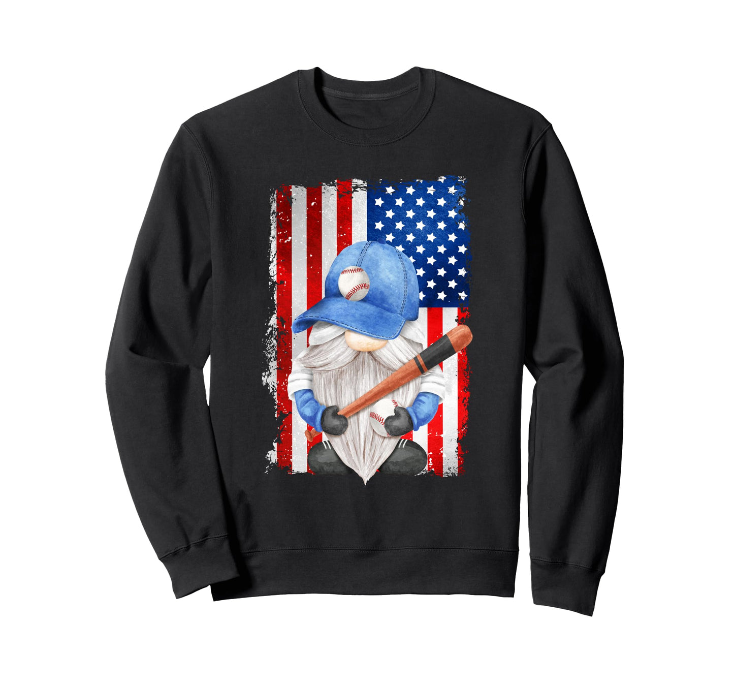 Proud Baseball Pitcher Grandpa Gnome Sweatshirt - Unique Graphic Men Women - T-Shirt, Sweatshirt, Hoodie