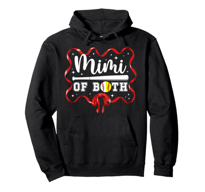 Mimi Both Coquette Baseball Softball Mimi Hoodie - Novelty Apparel Unisex - T-Shirt, Sweatshirt, Hoodie