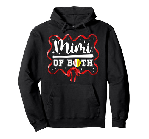 Mimi Both Coquette Baseball Softball Mimi Hoodie - Novelty Apparel Unisex - T-Shirt, Sweatshirt, Hoodie
