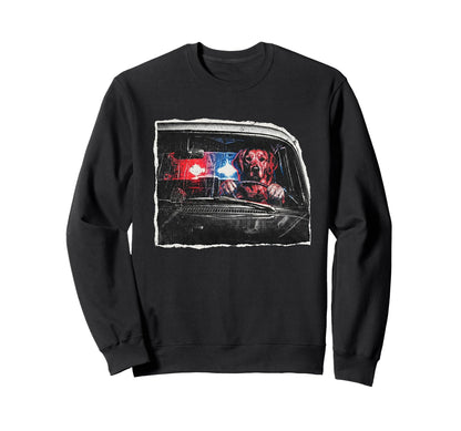 Humorous Golden Retriever Driving Sweatshirt - Novelty Apparel for Adults - T-Shirt, Sweatshirt, Hoodie
