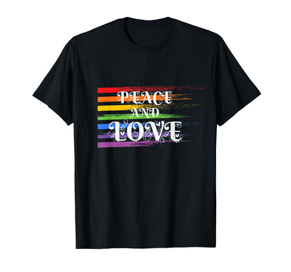 Make Peace Not War Colorful Peace Love T-Shirt - Unique Graphic Men Women - T-Shirt, Sweatshirt, Hoodie