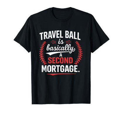 Travel Ball Is Basically Second T-Shirt - Minimalist Print for Adults - T-Shirt, Sweatshirt, Hoodie