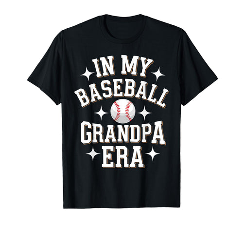 My Baseball Grandpa Era Baseball Lovers T-Shirt - Unique Graphic Unisex - T-Shirt, Sweatshirt, Hoodie