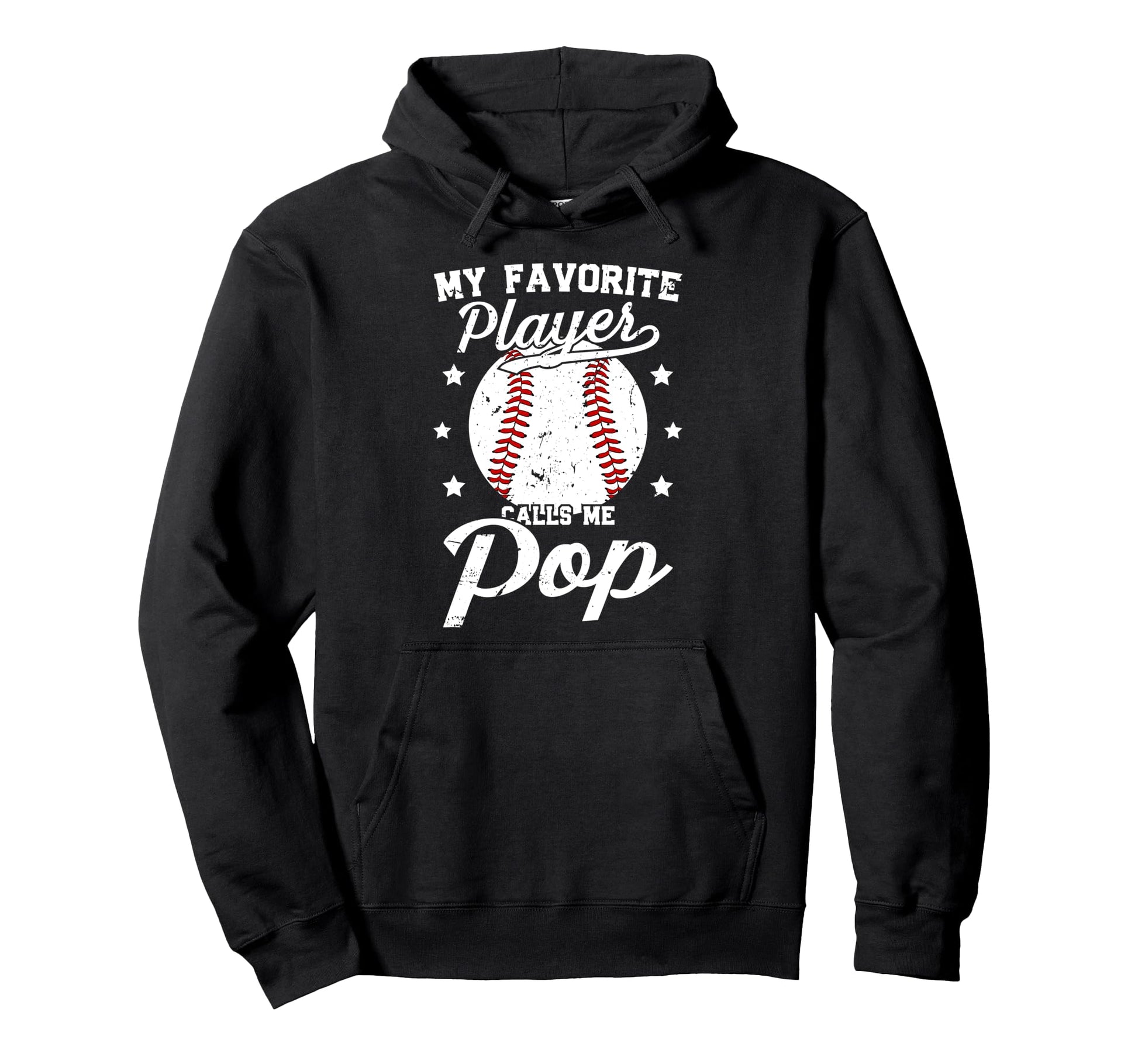 My Favorite Baseball Player Pop Hoodie - Casual Everyday Wear Men Women - T-Shirt, Sweatshirt, Hoodie