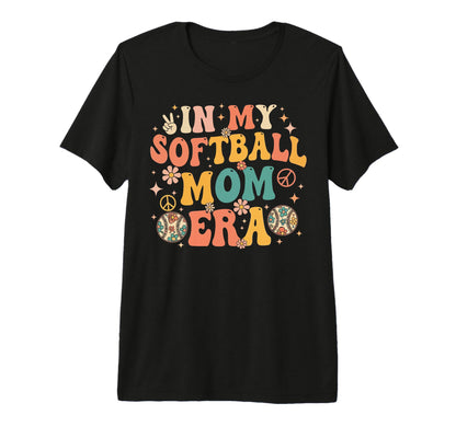 My Softball Mom Era Softball Mama T-Shirt - Trendy Graphic for Adults - T-Shirt, Sweatshirt, Hoodie
