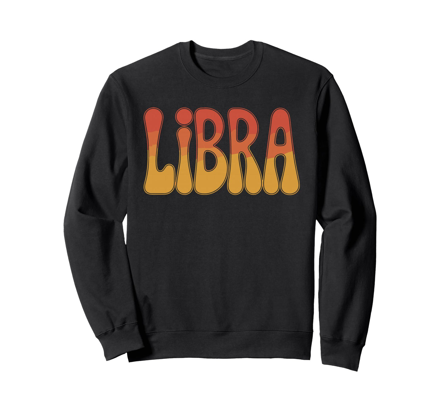Libra Rainbow Zodiac Sweatshirt - Aesthetic Graphic Men Women - T-Shirt, Sweatshirt, Hoodie