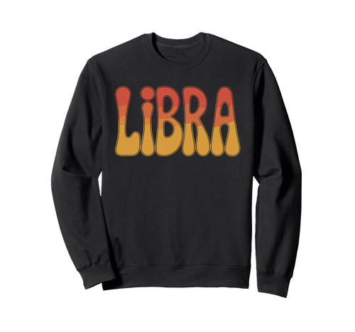 Libra Rainbow Zodiac Sweatshirt - Aesthetic Graphic Men Women - T-Shirt, Sweatshirt, Hoodie