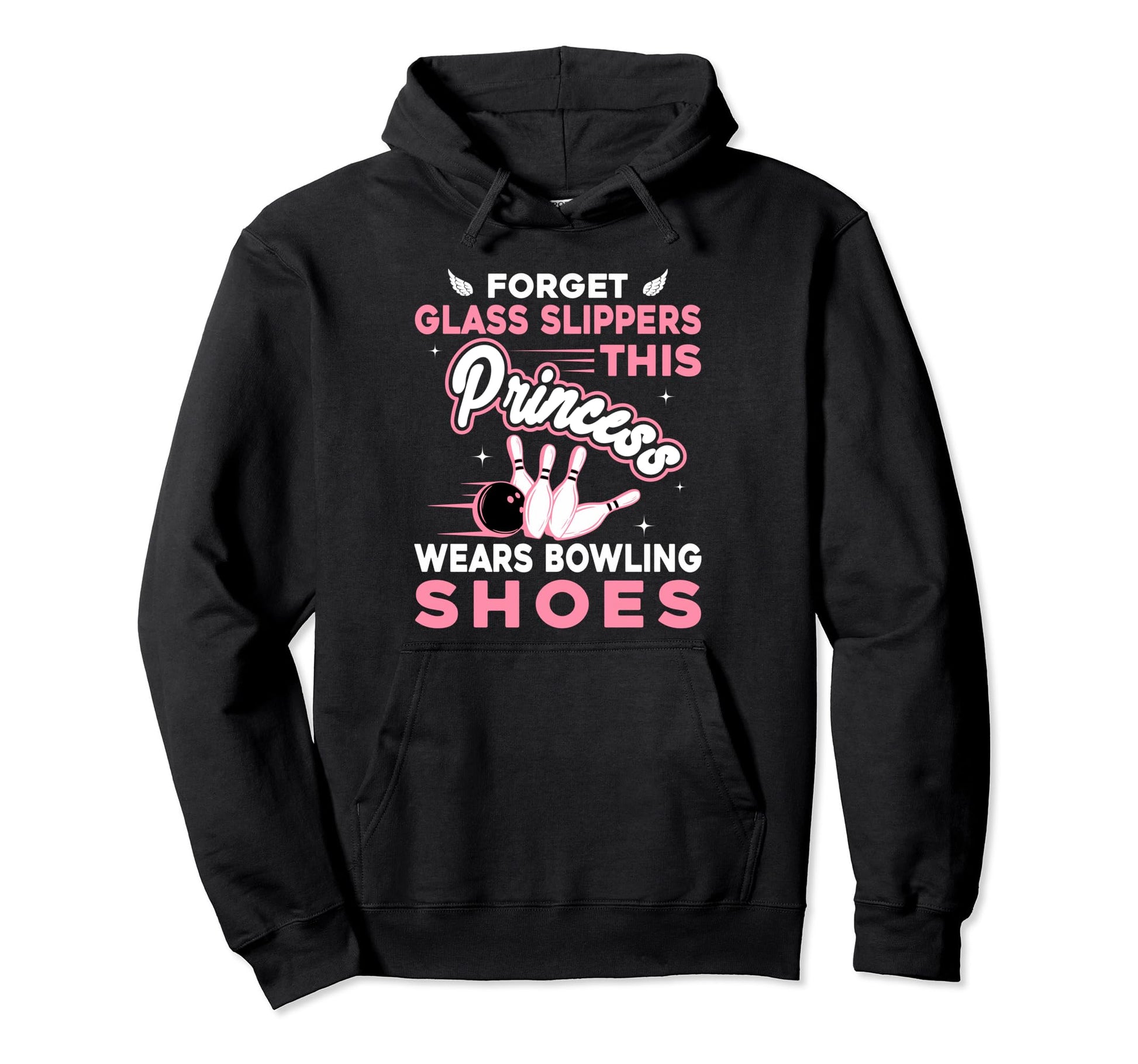 This Princess Wears Bowling Shoes Hoodie - Minimalist Print Men Women - T-Shirt, Sweatshirt, Hoodie
