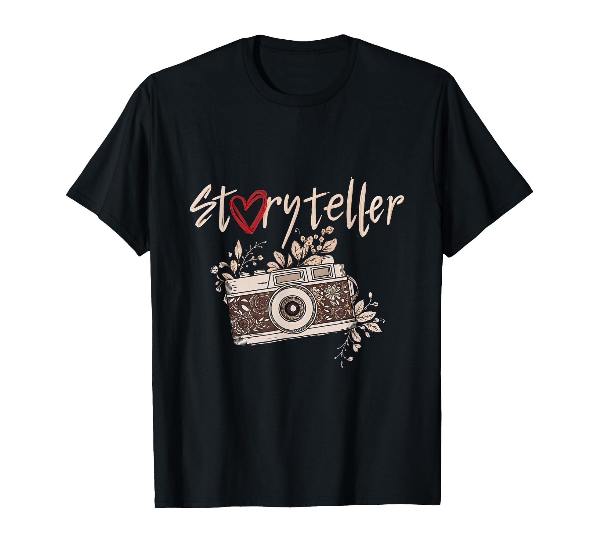 Storyteller Camera Photography T-Shirt - Aesthetic Graphic for Adults - T-Shirt, Sweatshirt, Hoodie
