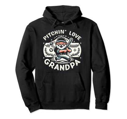 Baseball Grandpa Grandfather Gramps Hoodie - Custom Art Print Unisex - T-Shirt, Sweatshirt, Hoodie