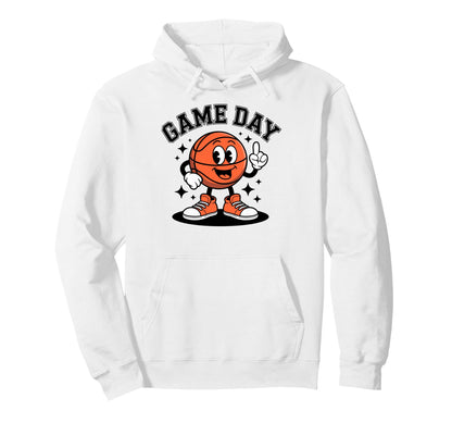 Basketball Player Fan Dad Game Day Funny Hoodie - Minimalist Print Unisex - T-Shirt, Sweatshirt, Hoodie