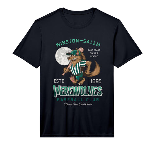 Winston Salem Werewolves Minor League T-Shirt - Unique Graphic for Adults - T-Shirt, Sweatshirt, Hoodie