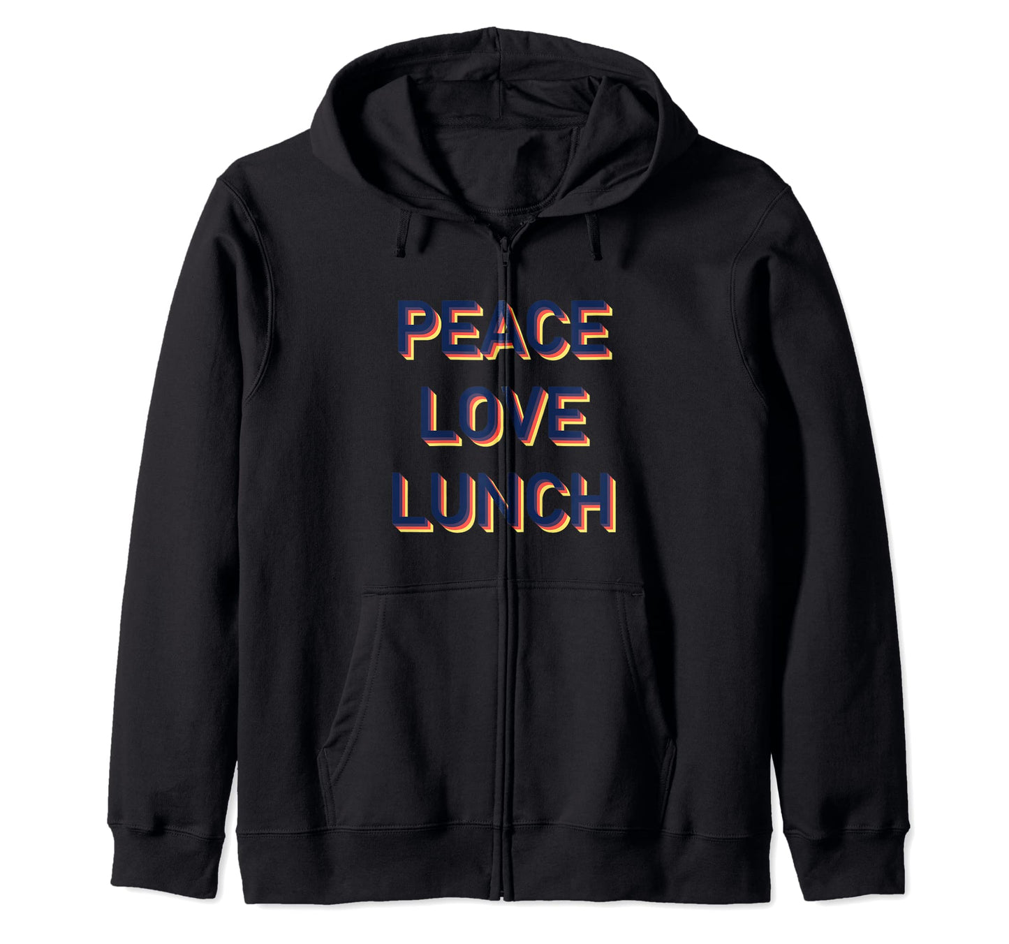 Peace Love Lunch Cafeteria Squad Sweatshirt - Aesthetic Graphic Unisex - T-Shirt, Sweatshirt, Hoodie