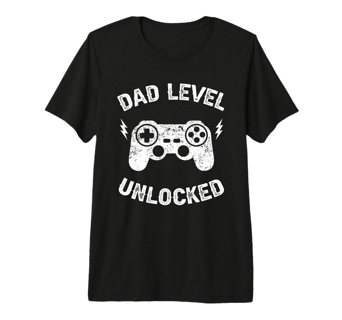 Dad Level Unlocked Gaming T-Shirt - Fun Novelty Design Men Women - T-Shirt, Sweatshirt, Hoodie
