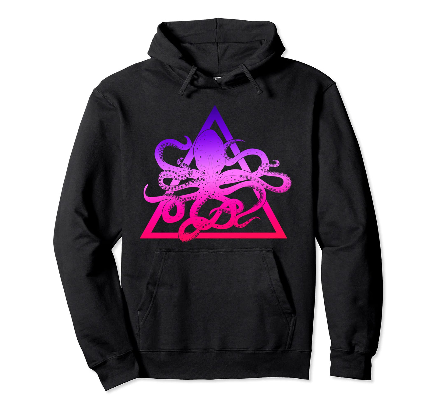 Kraken Animal 80S Aesthetic Sea Hoodie - Streetwear Style for Adults - T-Shirt, Sweatshirt, Hoodie