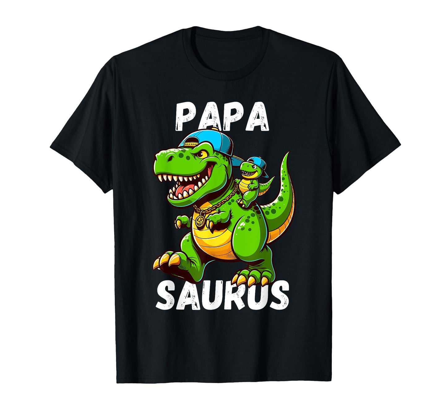 Papa Dad Father Fathers Day Dinosaur T T-Shirt - Graphic Print Men Women - T-Shirt, Sweatshirt, Hoodie