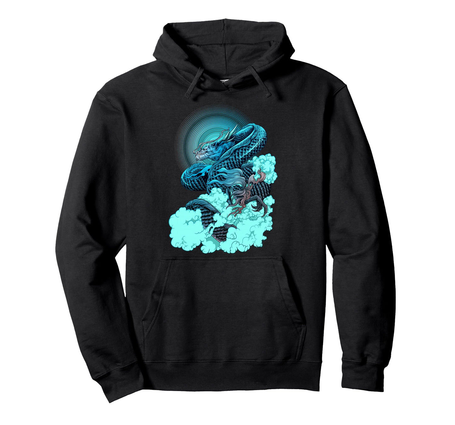 Japanese Dragon Aesthetic Edgy Streetwear Hoodie - Unique Graphic Unisex - T-Shirt, Sweatshirt, Hoodie