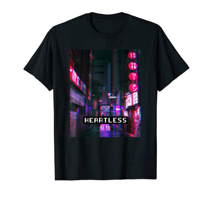 Heartless Vaporwave Aesthetic Japan T-Shirt - Trendy Graphic Unisex - T-Shirt, Sweatshirt, Hoodie