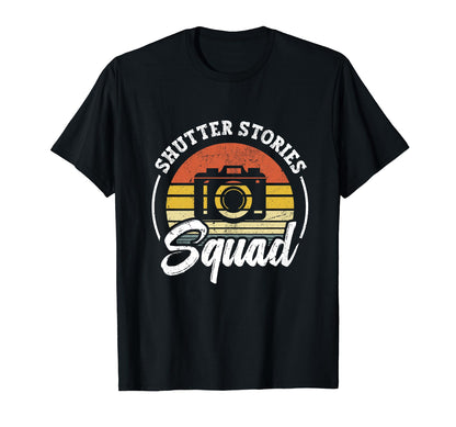 Storyteller Photography Shutter T-Shirt - Unique Graphic for Adults - T-Shirt, Sweatshirt, Hoodie