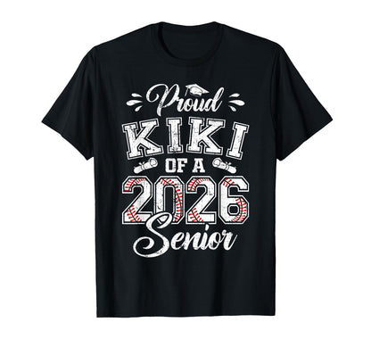 Proud Kiki 2026 Senior Baseball T-Shirt - Casual Everyday Wear Men Women - T-Shirt, Sweatshirt, Hoodie