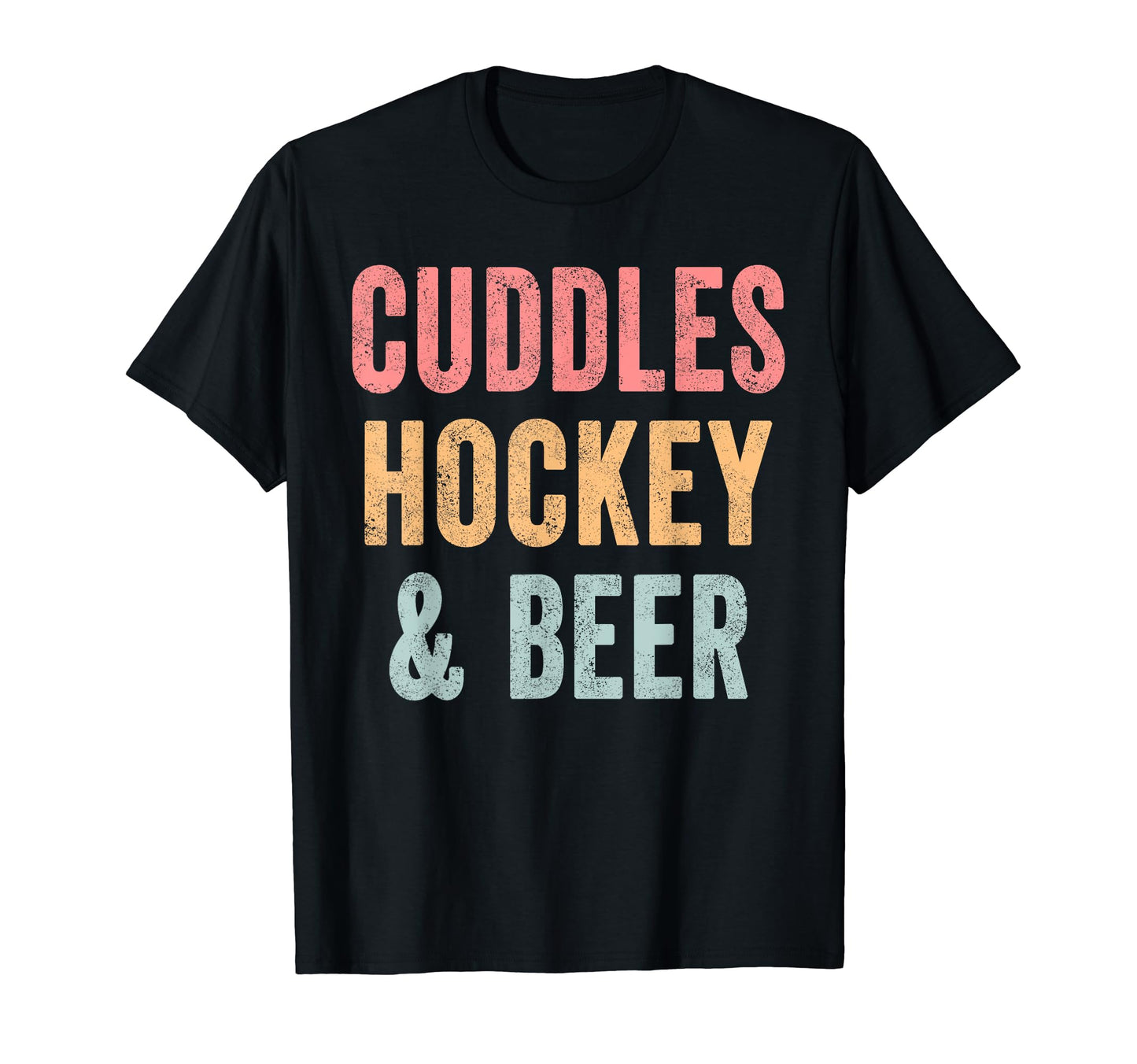 Cuddles Hockey And Beer Gameday Ice T-Shirt - Aesthetic Graphic for Adults - T-Shirt, Sweatshirt, Hoodie