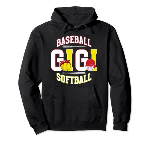 Baseball Softball Gigi Softball Hoodie - Fun Novelty Design Unisex - T-Shirt, Sweatshirt, Hoodie