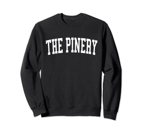 Pinery Co Distressed White Sweatshirt - Aesthetic Graphic for Adults - T-Shirt, Sweatshirt, Hoodie