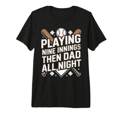 Baseball Dad Baseballer Daddy Baseball T-Shirt - Streetwear Style Unisex - T-Shirt, Sweatshirt, Hoodie