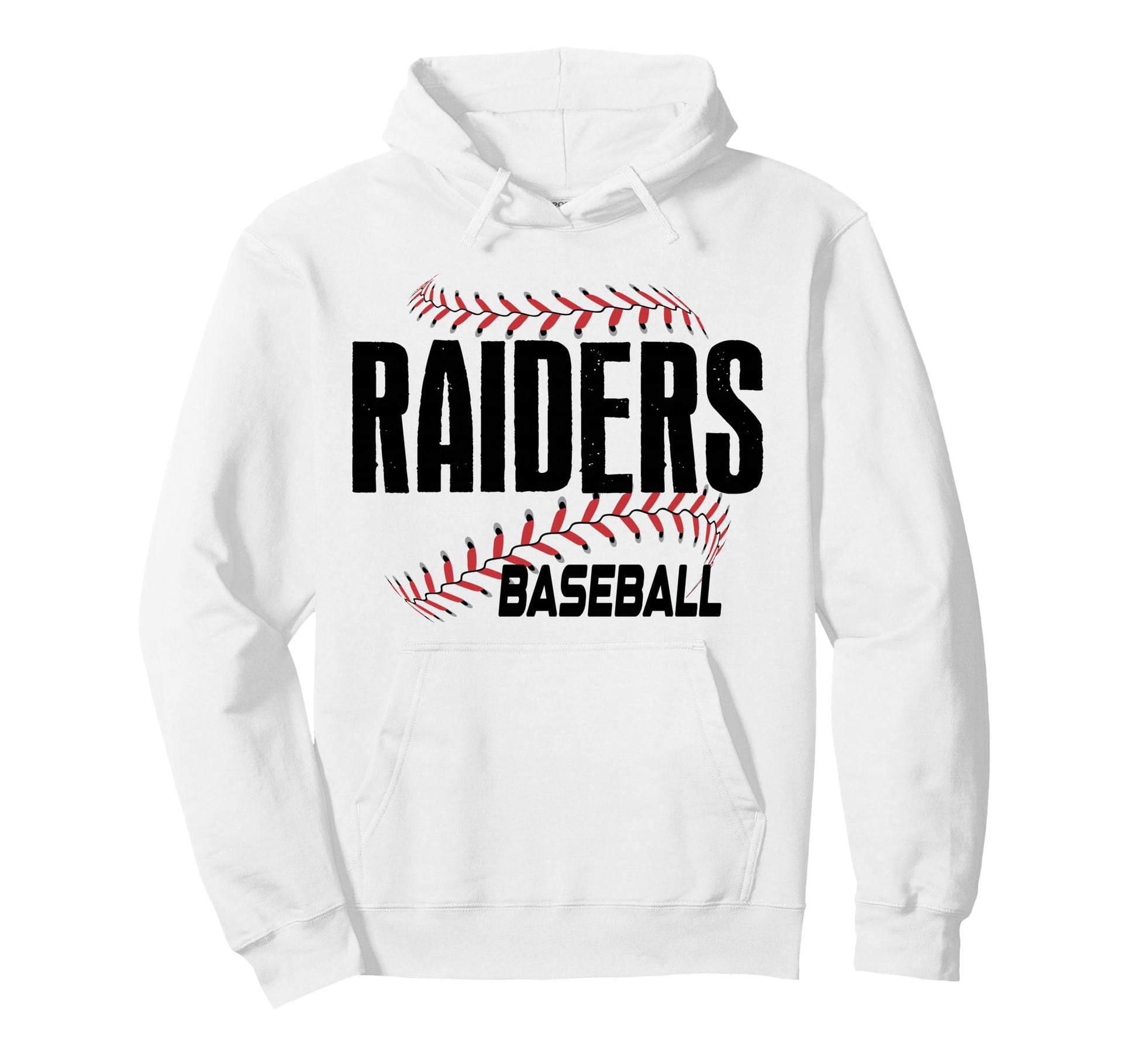 Raiders School Baseball Mom Game Day Hoodie - Minimalist Print Men Women - T-Shirt, Sweatshirt, Hoodie