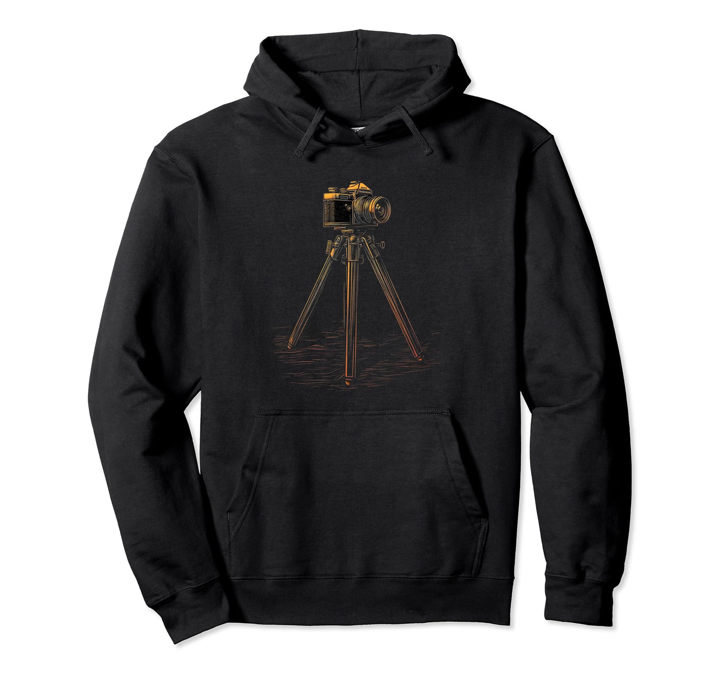 Photography Camera Tripod Photographer Hoodie - Custom Art Print for Adults - T-Shirt, Sweatshirt, Hoodie