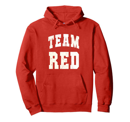 Football Team Red Field Day Go Spirit Hoodie - Custom Art Print for Adults - T-Shirt, Sweatshirt, Hoodie