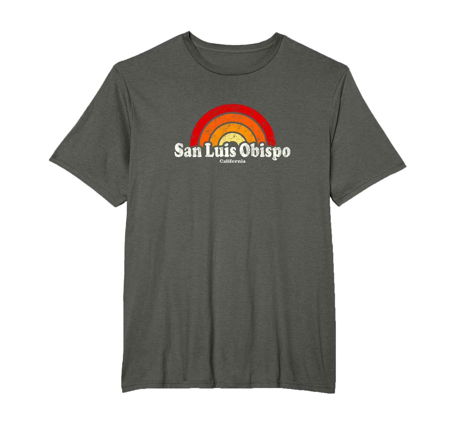 San Luis Obispo California Ca 70S T-Shirt - Novelty Apparel for Adults - T-Shirt, Sweatshirt, Hoodie