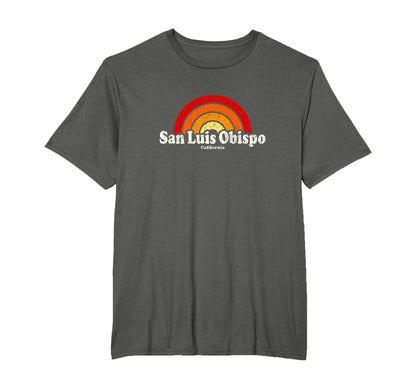 San Luis Obispo California Ca 70S T-Shirt - Novelty Apparel for Adults - T-Shirt, Sweatshirt, Hoodie