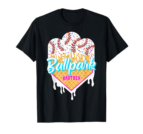 Baseball Drip Ballpark Brother Ice T-Shirt - Minimalist Print Men Women - T-Shirt, Sweatshirt, Hoodie