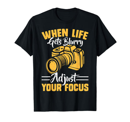 Camera Photographer Gift Camera T-Shirt - Streetwear Style for Adults - T-Shirt, Sweatshirt, Hoodie