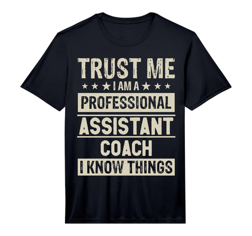 Mens Assistant Coach Dad Professional T-Shirt - Novelty Apparel for Adults - T-Shirt, Sweatshirt, Hoodie