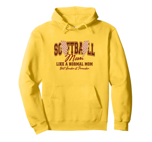 Softball Mama Biggest Fan Softball Hoodie - Casual Everyday Wear Men Women - T-Shirt, Sweatshirt, Hoodie